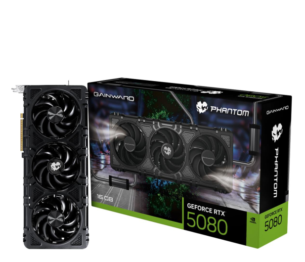 Gainward GeForce RTX 5080 Phantom 16GB GDDR7 DLSS4 - 1309154 - zdjęcie